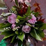 Bouquet de pivoines et muguet